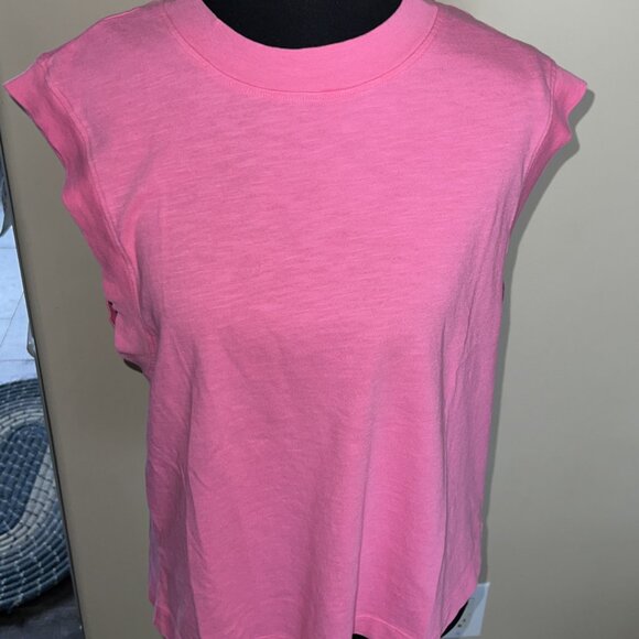 New Cotton Citizen Tokyo Muscle T-Shirt Barbie Hot Pink size Small - Picture 1 of 7